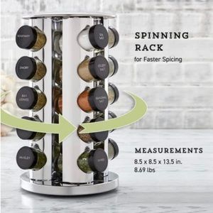 Kamenstein Revolving 20-Jar Countertop Spice Rack